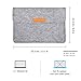 Inateck MacBook Air 11 Inch Sleeve Case Cover Ultrabook Netbook Tablet Bag Briefcase with Pockets for 11.6-Inch MacBook Air, Gray