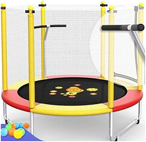 屋内トランポリントランポリンリバウンダーサイレント ホームアウトドアキッズフィットネストランポリン ネットでインドアガーデントランポリン エクササイズ 楽しいを持っています Color Yellow Red A