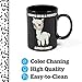 BigMouth Inc Color Changing Alpaca Mystery Mug, Holds 16oz, Changes When Hot or Cold, Ceramic Coffee Cup
