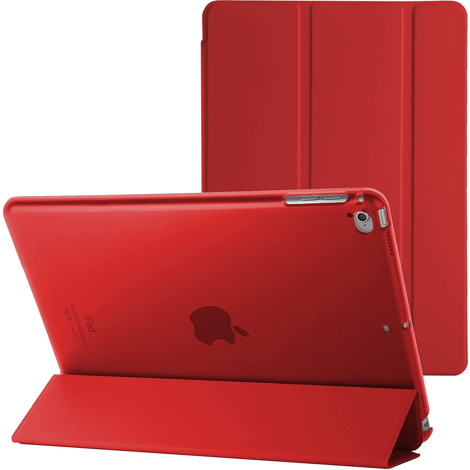 Smart Case for iPad 9.7 6th Generatoin (2018) A1893, A1954 - Red