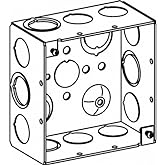 (Case of 24) Orbit 4SDB-MKO 4" Square, 2-1/8" Deep Switch Box with MKO.L8