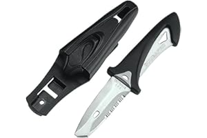 Scubapro White Tip Stainless Steel Diving Knife, White