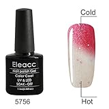 Eleacc Temperature Changing Colour Nail Lacquers Soak Off UV LED Gel Polish Gelpolish 7.3ml (5756)