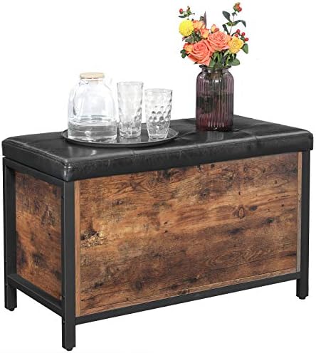 Comprar online | VASAGLE Banco con Cofre de Almacenamiento, Asiento