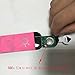 Higo LED Slap Bracelet, Running Lights, Glow in the Dark Wristbands with Reflecive Printing& Color Box Package(Pink--Design IV)