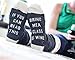 Tmrow Christmas IF You Can Bring Me A Glass Of Wine Beer Coffee Unisex Socks ,Dark Gray
