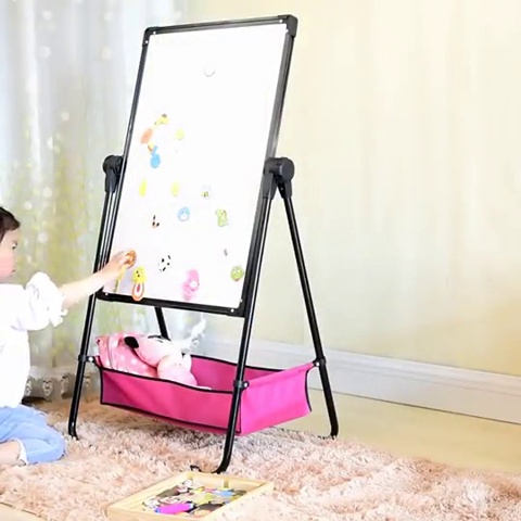 6 Kids+Whiteboard+Chalkboard+29+5inch+44inch+360%25C2%25B0Rotating