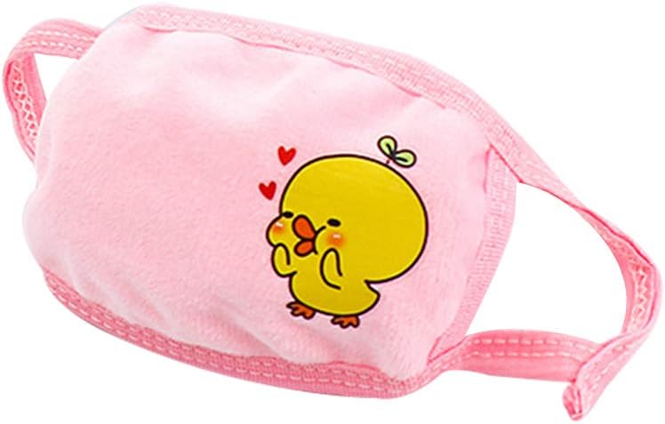 dxS8hhuo Kids Cartoon Fashion Breathable Anti Droplet Dustproof Thicken Face Mouth Cover Random Color & Style