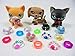 happyblockbuilder Compatible with Littlest Pet Shop Accessories LPS Collar Bow Craft Sets Random Gift Bag Lots; Pets NOT Included (Collars 3pc.)