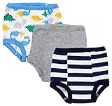 Gerber Little Boys 3-Pack Training Pant - Dinosaurs (3T)