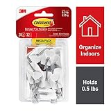 Command Wire Hooks, White, Indoor Use (17067-MPES)