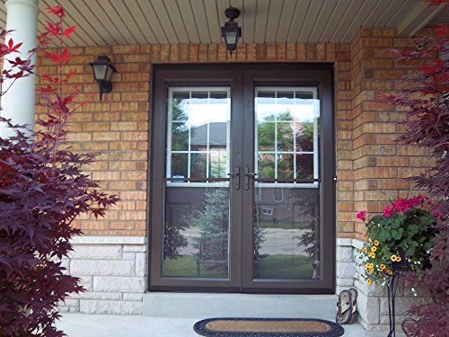 Ideal Security Inc. SK1215ORB Oil Rubbed Bronze Deluxe Storm Door Handle Set with Deadbolt