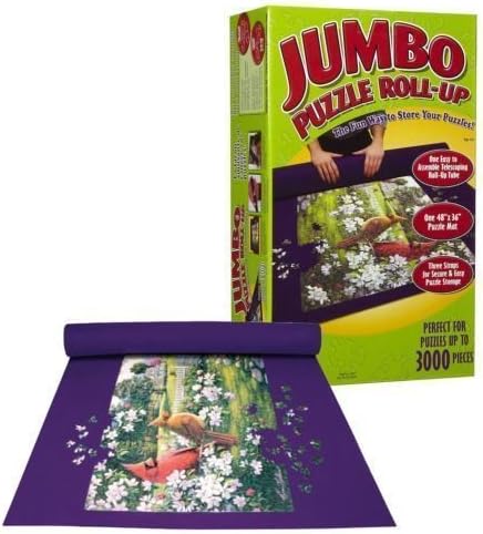 Unibos Giant puzzle roll-up mat jigsaw jumbo large 3000 pieces fun game easy storage – Ideal for Puzzle Lovers