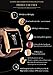 LEMFO Bluetooth Leather Smart Watch with Camera IPS Screen 360mAh Battery Waterproof for IOS iPhone Android Smartphone (Gold)