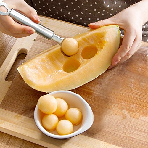Wenscha Melon Baller Scoop Ice Cream Scoop Fruit Scooper Spoon