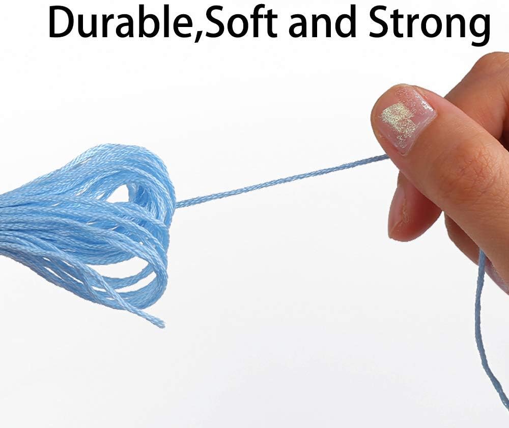 Suloli Blue Embroidery Threads - Cross Stitch Threads (14 Skeins Per Pack) - Image 4
