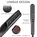Beard Straightener for Men, Multifunctional Hair Straightening Brush with LED Display/Auto Shut Off/3 Heat Settings/Anti-scalding Comb Teeth/110-240V for Travel & Home By Duomishuthumb 3