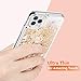 Maxdara Compatible iPhone 11 Pro Max Case, iPhone 11 Pro Max Glitter Case, Liquid Girls Women (Screen Protector) Bling Sparkle Luxury Pretty Phone Case for iPhone 11 Pro Max 6.5 inches (Gold Silver)