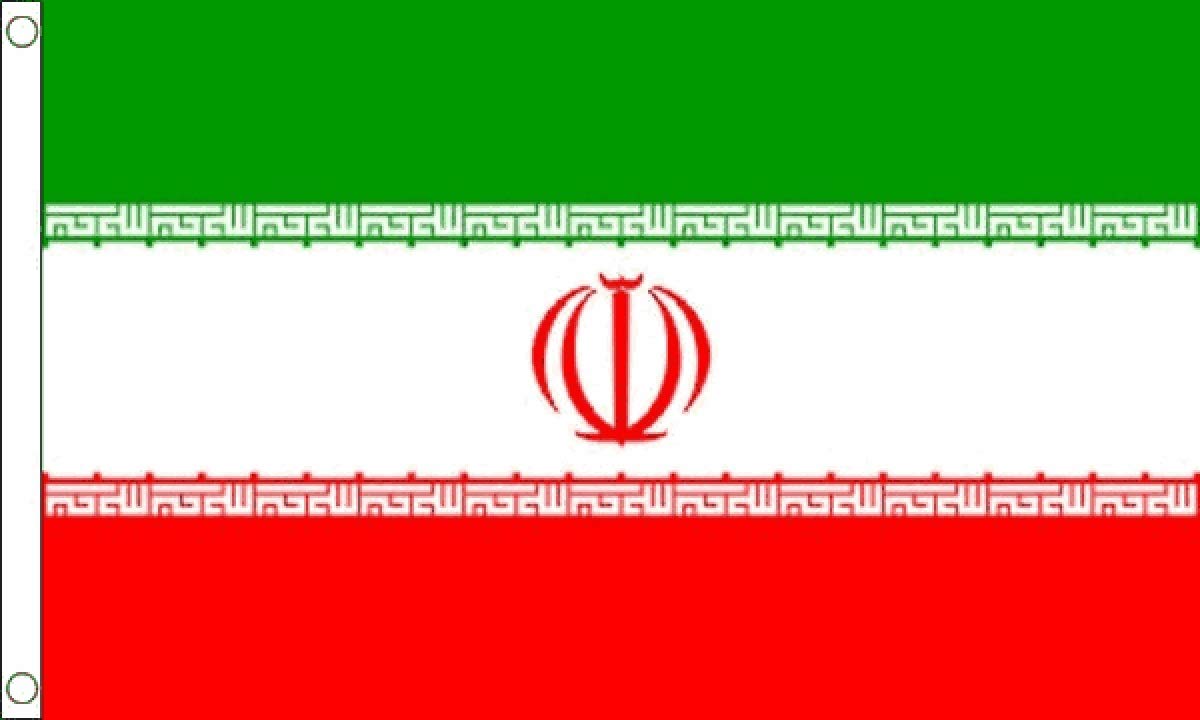 Iran Flag 5 x 3 FT - 100% Polyester With Eyelets FlagSuperstore©