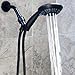 6 Function Handheld Shower Head Kit - High Pressure, Removable Hand Held Showerhead With Hose & Mount And Adjustable Rainfall Spray, 2.5 GPM - Oil-Rubbed Bronze