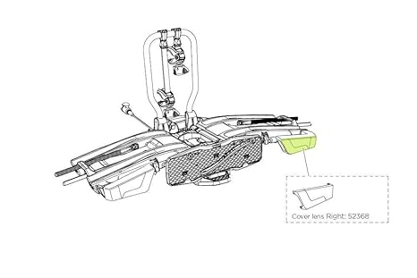 Thule th52368 Ersatz desviadores Berg, Einzige, Schwarz, Unisex