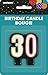 Unique Cheer 30th Birthday Candle, 2.5