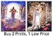 Wall Decor Picture Jesus Christ the First Miracle At Wedding And Second Coming of Jesus Christ Two Set Religious and Spiritual Art Print Poster (8x10)