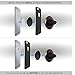 Magnetic Phone Holder Universal Air Vent Magnetic Car Mount Cell Phone Holder for iPhone 6 7 8 X Samsung s7 android and ios Smartphones and Mini Tablets, Easy One Touch, Black