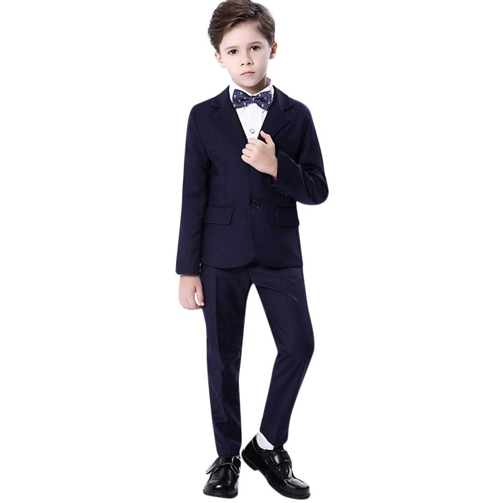 boys slim suit pants