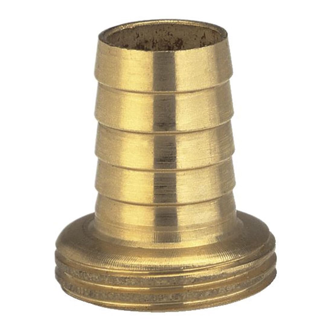 GARDENA Brass Hose Fitting 1-Piece: Screwing Of Highquality Brass, 26.5 mm (3/4 ") - Thread, For 19 mm (3/4") - Tubing (7147-20)