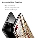 Anyos Compatible iPhone 7 Plus/iPhone 8 Plus Tempered Glass Painted Case, Ultra Thin Soft TPU + Silicone Bumper Anti-Scratch Shockproof Full Body Protective Hard Back Cover, Light Bee Lattice