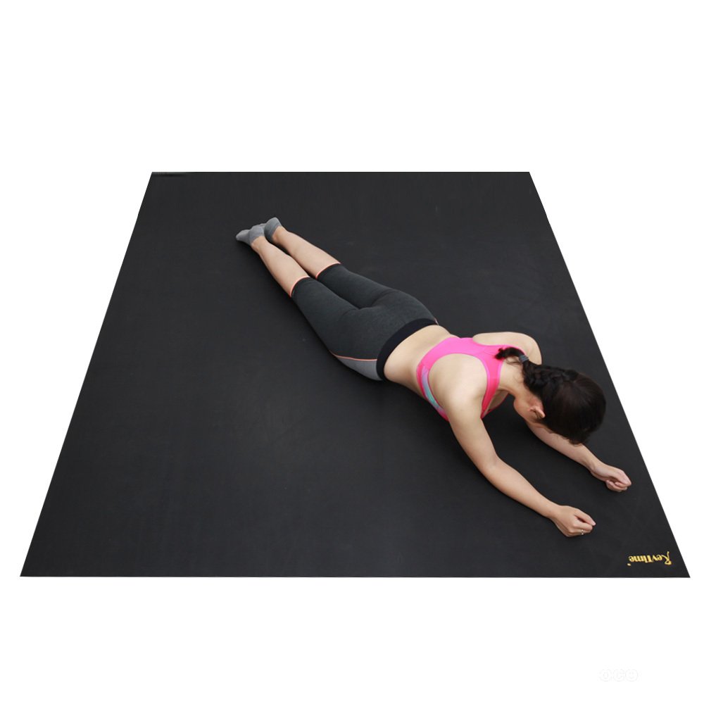 RevTime Extra Large Exercise Mat 8 x 6 Feet (96"x 72"x1/8") Much