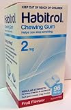 Habitrol Coated Nicotine Gum 3 Boxes Fruit 288 Pieces 2mg