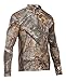 Under Armour Men's Tech Scent Control  1/4 Zip, Realtree Ap-Xtra/Velocity, X-Large