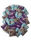Snugger Fit Variety Pack with Brass Lunamax Pocket Case, Smaller Latex Condoms-24 Count