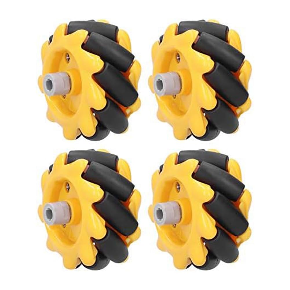 YEHEI Mecanum Wheel, 48mm Omni-Directional Wheel Smart Robot Car Accessories DIY Toy Components Replacement Accessories