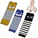 Baby Knee Pads for Crawling, 3 Pairs Breathable Unisex Toddler Cute Animal Leg Sleeve Warmers Thermal Infant Knee Pads Safety Protector Elbow Kneepads Baby Boots Socks