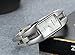 Ladies Bangle Braclete Retro White Square Jewelry Quartz Wrist Watch for Women