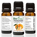 BioFinest Mandarin Oil - 100% Pure Mandarin Essential Oil - Brighten Skin, Reduce Acne, Scars, Age Spots - Premium Quality - Therapeutic Grade - Best For Aromatherapy - FREE E-Book (10ml)