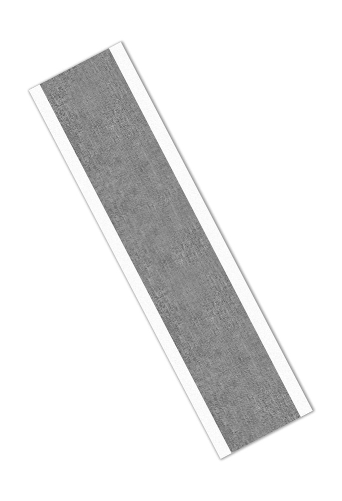 TapeCase 421 1.5" x 7.25"-100 Dark Silver Lead/Rubber Adhesive Tape, Lead Foil Tape-Converted from 3M 421, 60-225 degree F Performance Temperature, 0.0063" Thick, 7.25" Length, 1.5" Width, Rectangles (Pack of 100)