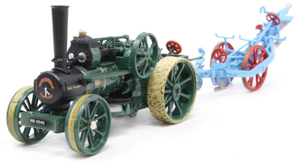 Oxford Diecast 1:76 Ploughing Engine15334 Lady Caroline and Plough Collectable model 76FBB005