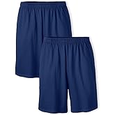 Soffe Men's Classic Heavyweight Short, Navy (2 Pack), Large