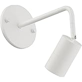 Cafe 1 Light LED Wall Or Ceiling Spotlight - Matte White