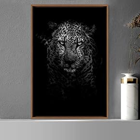 signwin Framed Canvas Wall Art High Contrast Portrait...