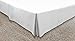 Bed Skirt (King, White, 15 Inch Fall) - Hotel Quality, Iron Easy, Quadruple Pleated , Wrinkle and Fade Resistant by Utopia Bedding