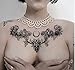 DaLin 4 Sheets Sexy Floral Temporary Tattoos for Women Flowers Collection (Flower Vine)
