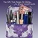 Gifts for Adults, Bath and Body Gift Set For Women – Lavender & Jasmine Home Spa Set With Double Sized Bath Bombs, Body Lotions, Bath Soap, Bubble Bath, Reusable Travel Cosmetics Bag & More