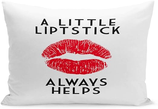 Amazon Com Semtomn Throw Pillow Covers Chanel Funny Quote Red