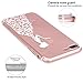 iPhone 7 Plus Case, iPhone 8 Plus Case, JAHOLAN Beautiful Clear TPU Soft Case Rubber Silicone Skin Cover for Apple iPhone 7 Plus/iPhone 8 Plus - White Cute Butterfly Girl