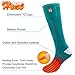 Heated Socks, Electric Heated Socks for Men Women, 3 Levels Rechargeable Battery Heating Socks, Winter Warm Thermal Socks, Washable Unisex Foot Warmers for Hunting Camping Skiing Hiking Outdoors